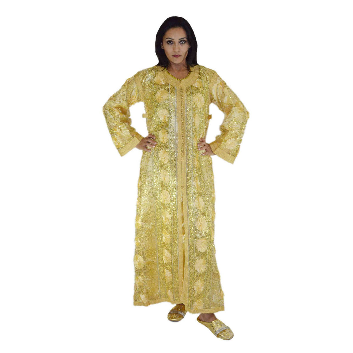 Leila Caftan - Yellow