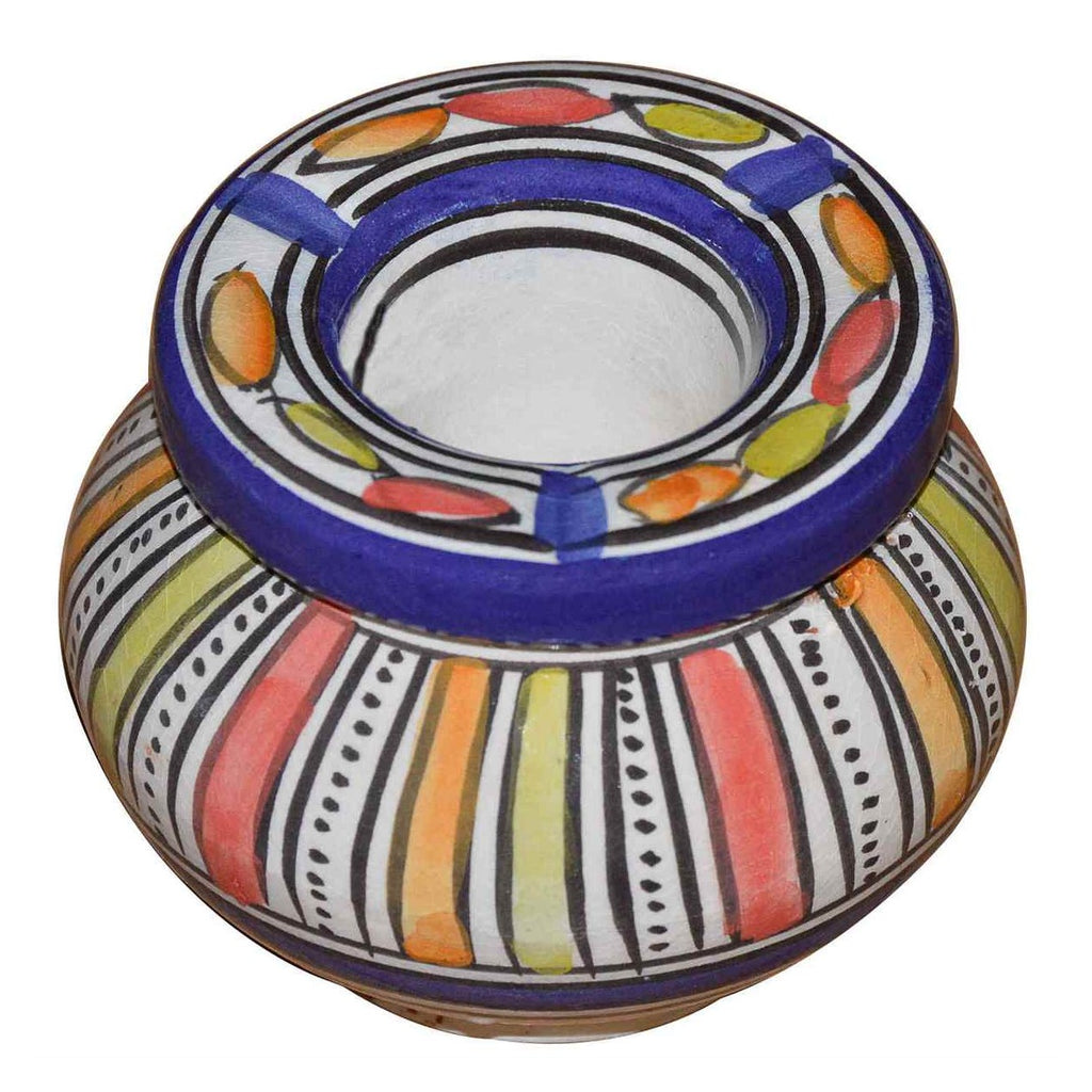 Smokeless Ashtray Small Stripes Blue-0