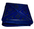 Extra Small Handmade Leather Coin Wallet - Royal Blue