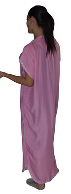 Farah Moroccan Woman Casual Kaftan - Pink