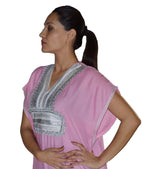 Farah Moroccan Woman Casual Kaftan - Pink