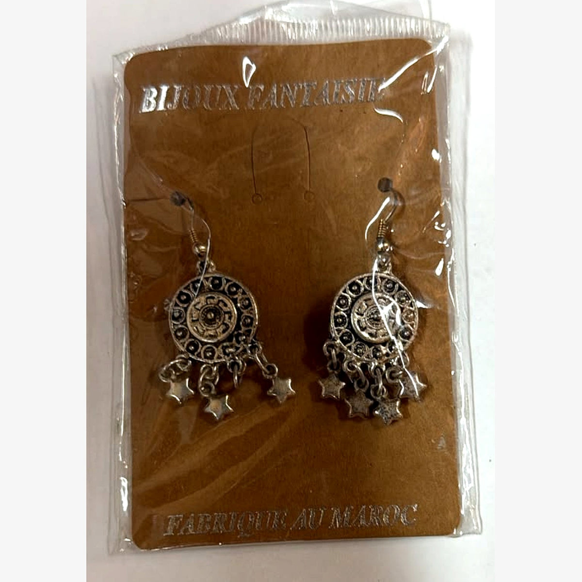 Berber Round Filigree Dangle Earrings