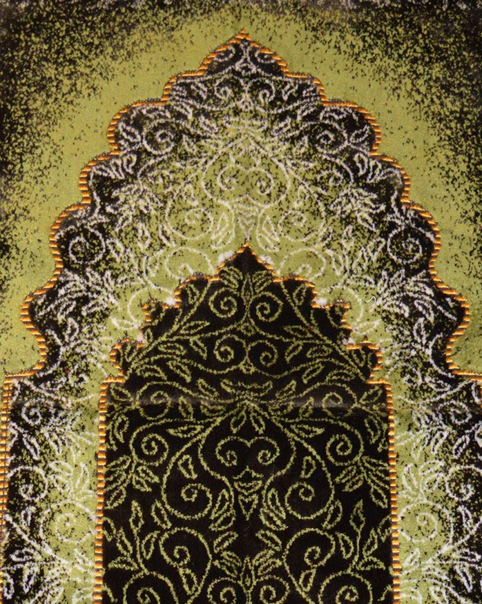 Ghizlane Prayer Rug - Olive