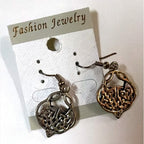 Hanah Openwork Knot Earrings Silver