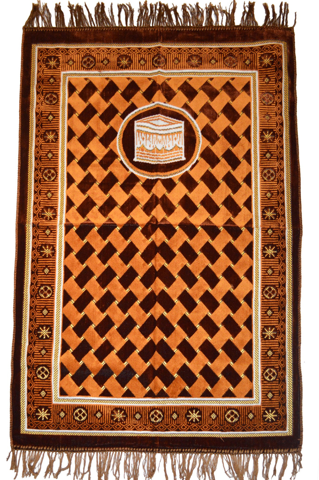 Houda Prayer Rug - Brown