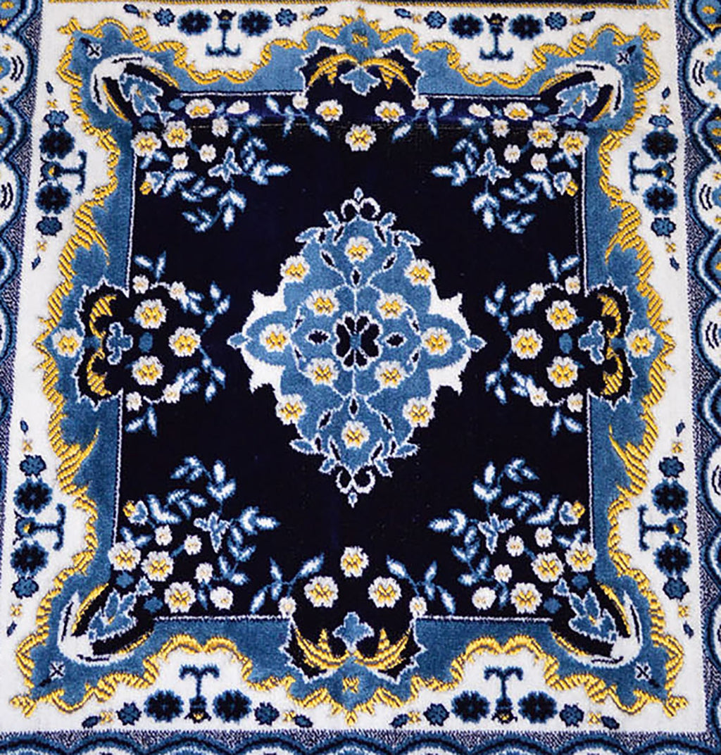 Ikram Prayer Rug - Blue