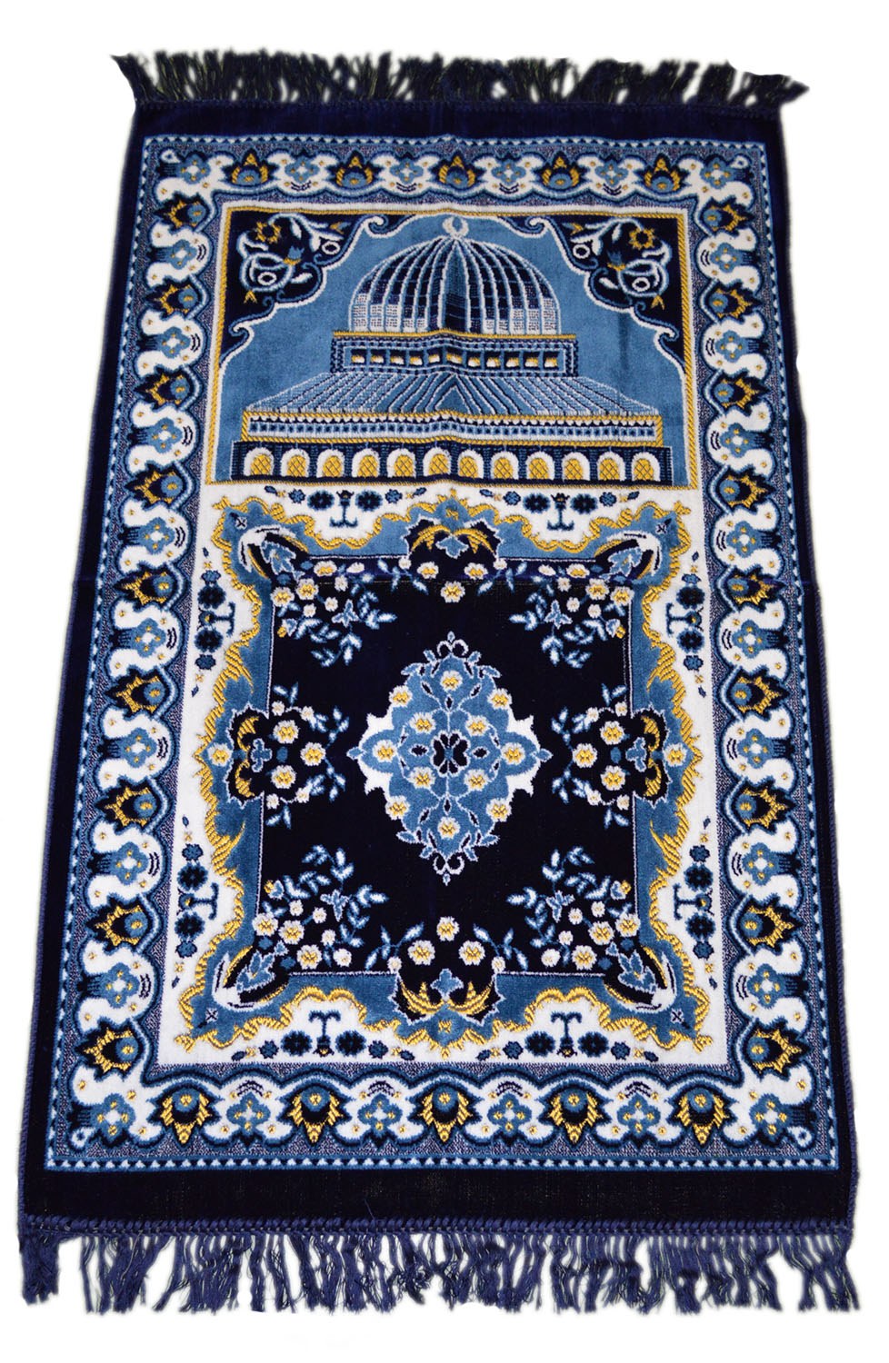 Ikram Prayer Rug - Blue