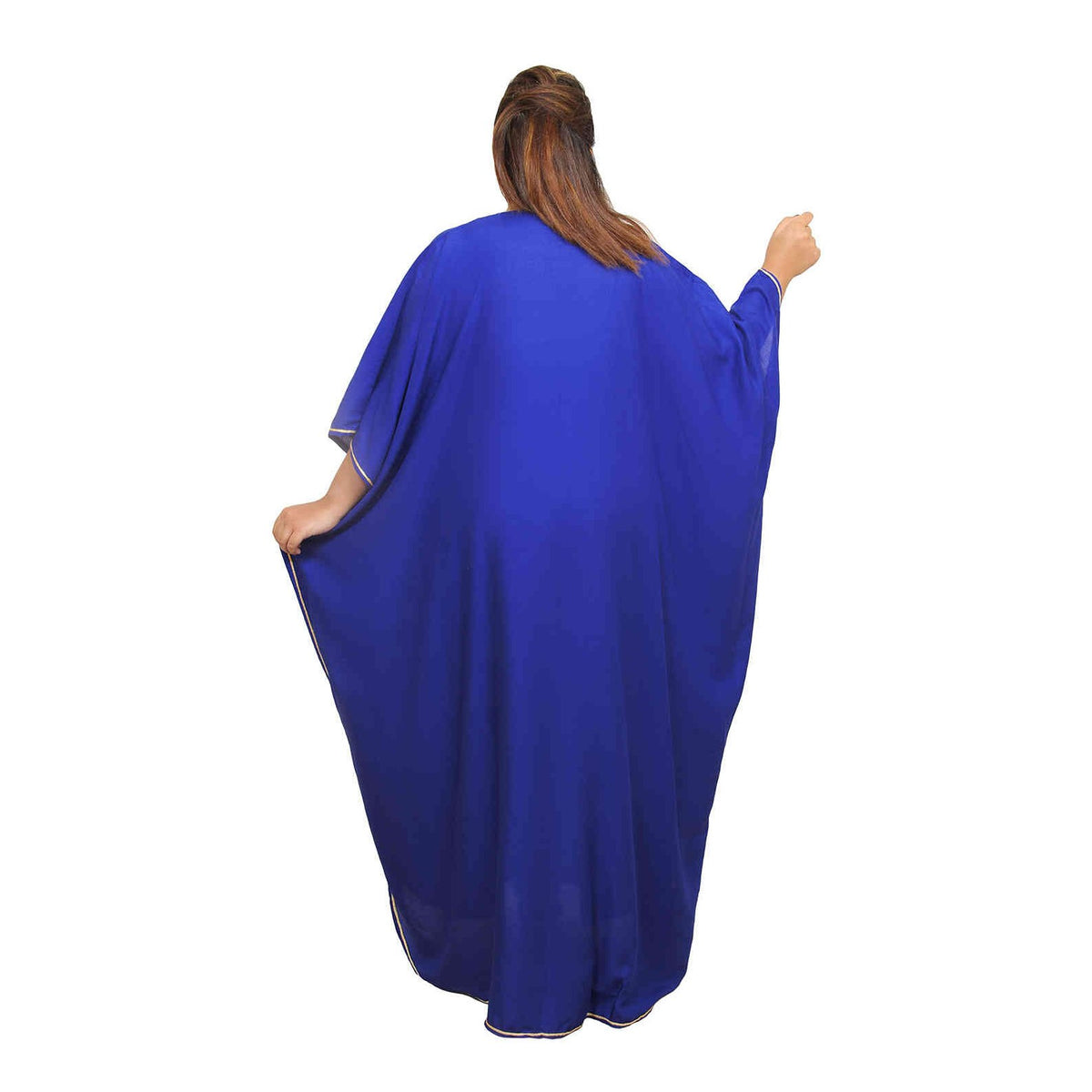 Rolla Plus Size Moroccan Woman Casual Kaftan - Blue