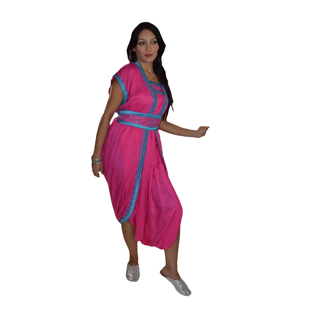 Moroccan Woman Jumpsuit - Magenta
