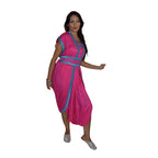 Moroccan Woman Jumpsuit - Magenta