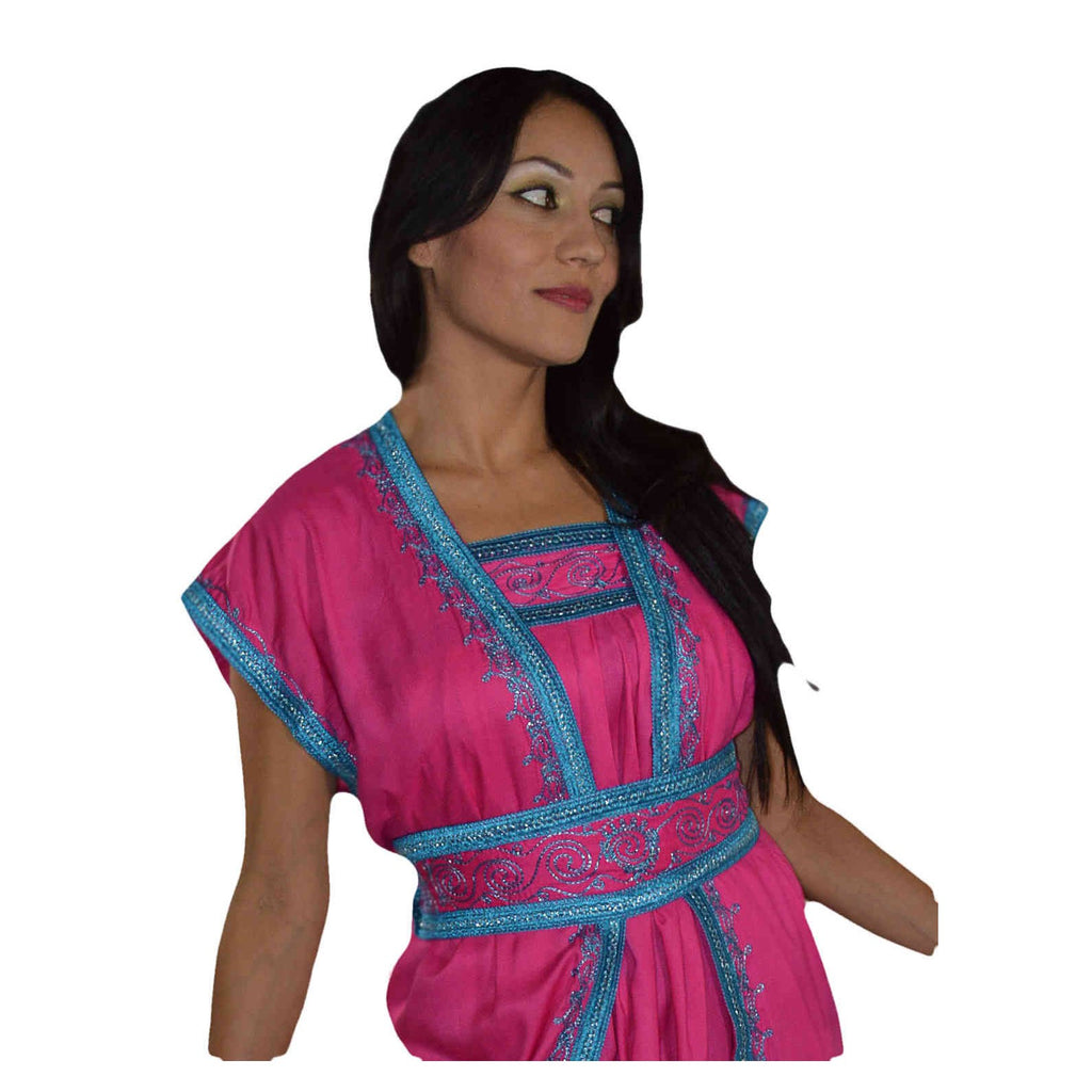 Moroccan Woman Jumpsuit - Magenta