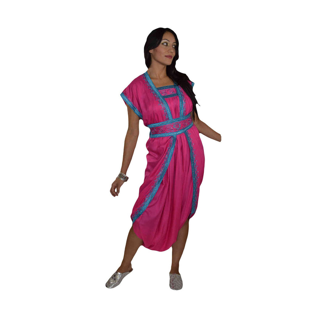 Moroccan Woman Jumpsuit - Magenta