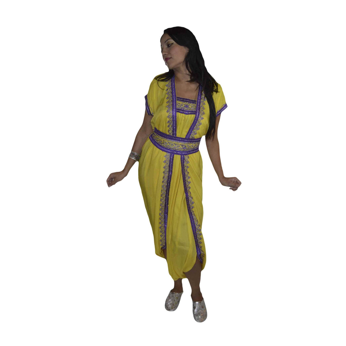 Moroccan Woman Jumpsuit - Yellow