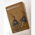 Kahkhal Berber Triangle Earrings Pink