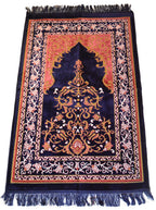 Karima Prayer Rug - Navy