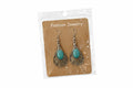 Karima Teardrop Earrings Turquoise
