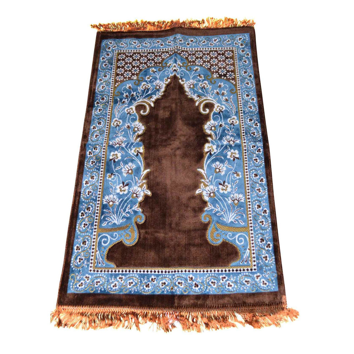 Leila Prayer Rug - Brown