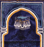 Loubna Prayer Rug - Navy