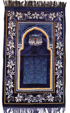 Loubna Prayer Rug - Navy