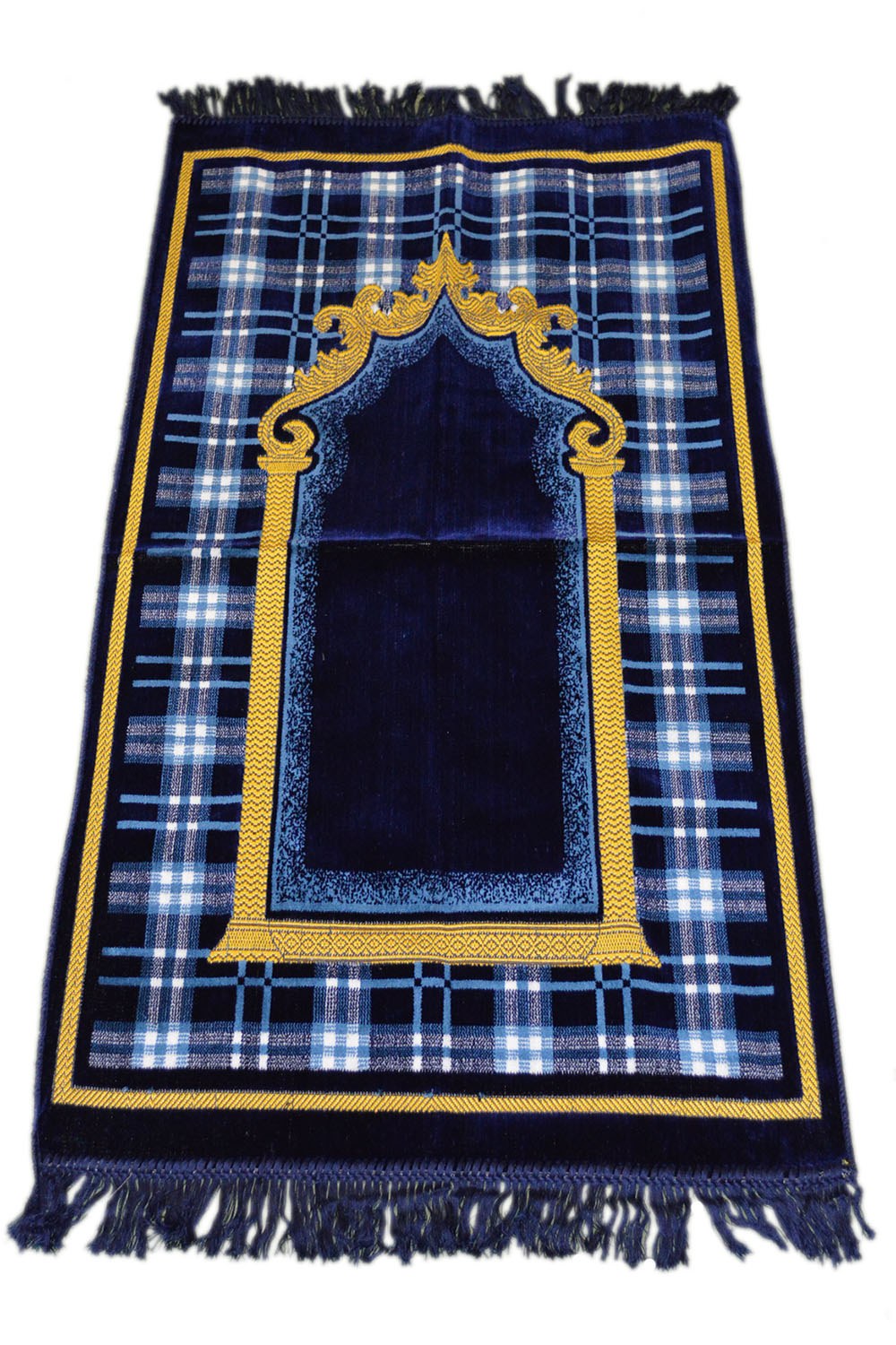 Malak Prayer Rug - Navy
