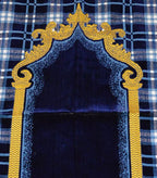Malak Prayer Rug - Navy