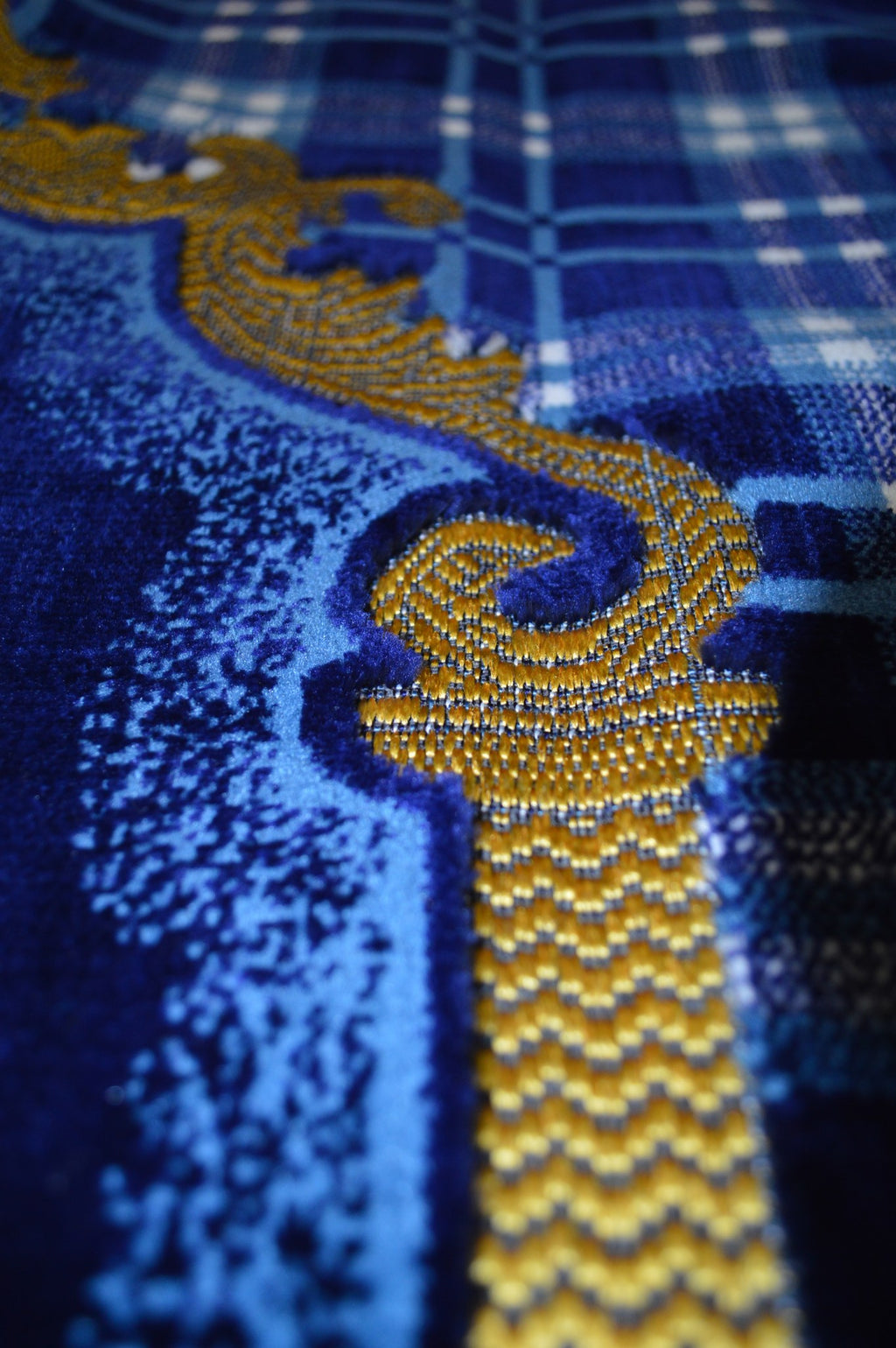 Malak Prayer Rug - Navy