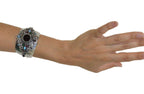 Malika Cuff Bracelet Black