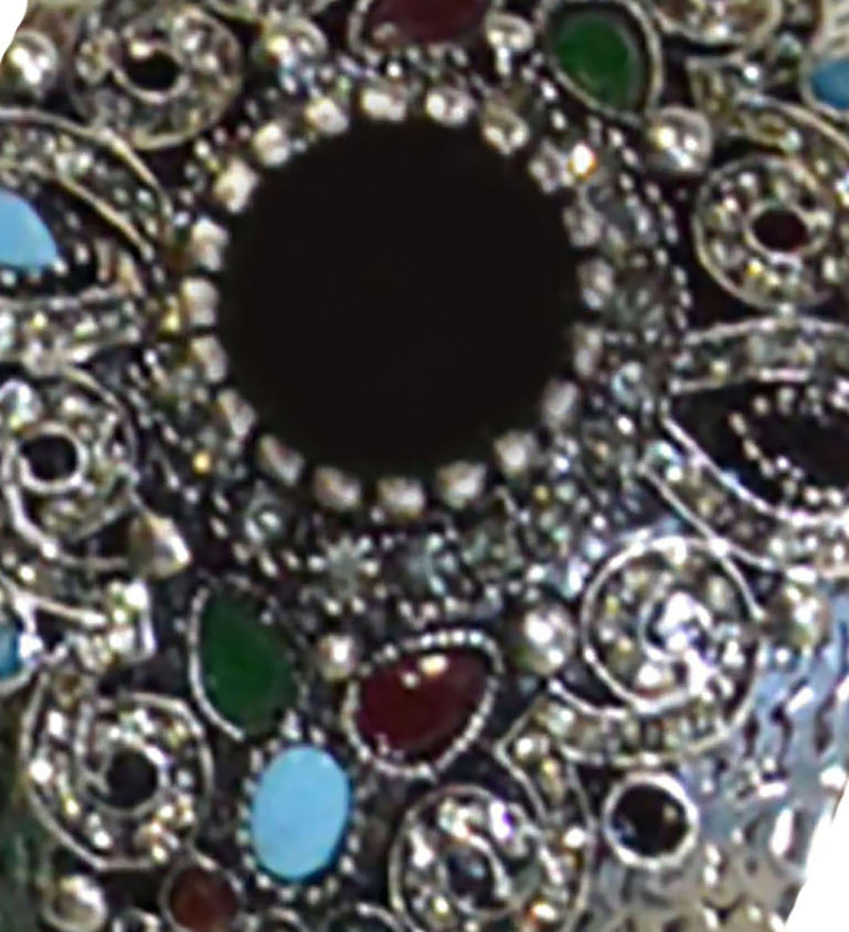 Malika Cuff Bracelet Black