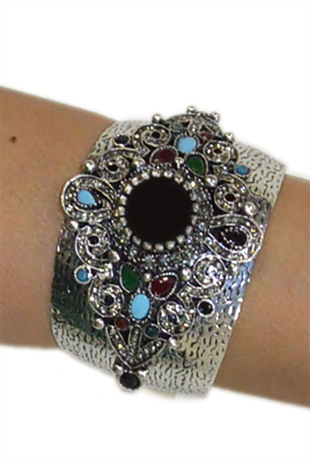 Malika Cuff Bracelet Black