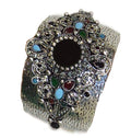 Malika Cuff Bracelet Black