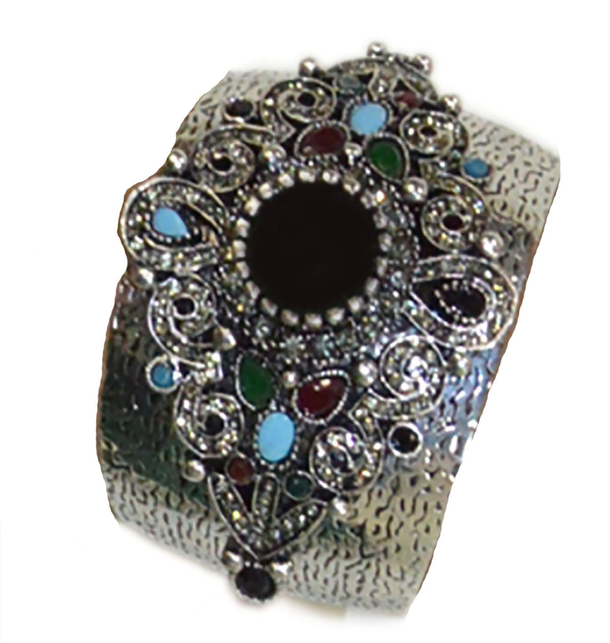 Malika Cuff Bracelet Black