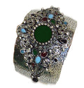 Malika Cuff Bracelet Green