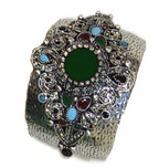 Malika Cuff Bracelet Green