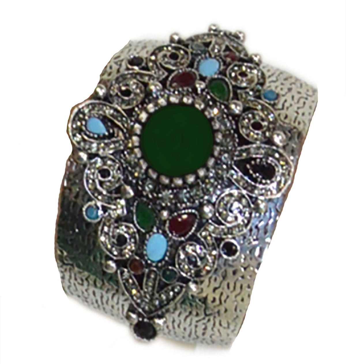Malika Cuff Bracelet Green