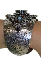 Malika Cuff Bracelet Green