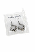 Malika Openwork Earrings Silver