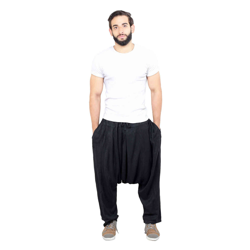 Moroccan Man Pants - Black