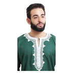 Moroccan Marrakechi Man Shirt - Green