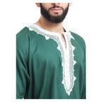 Moroccan Marrakechi Man Shirt - Green