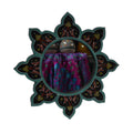 Star Handmade Wood Mirror Medium - Black