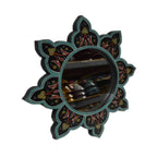 Star Handmade Wood Mirror Medium - Black