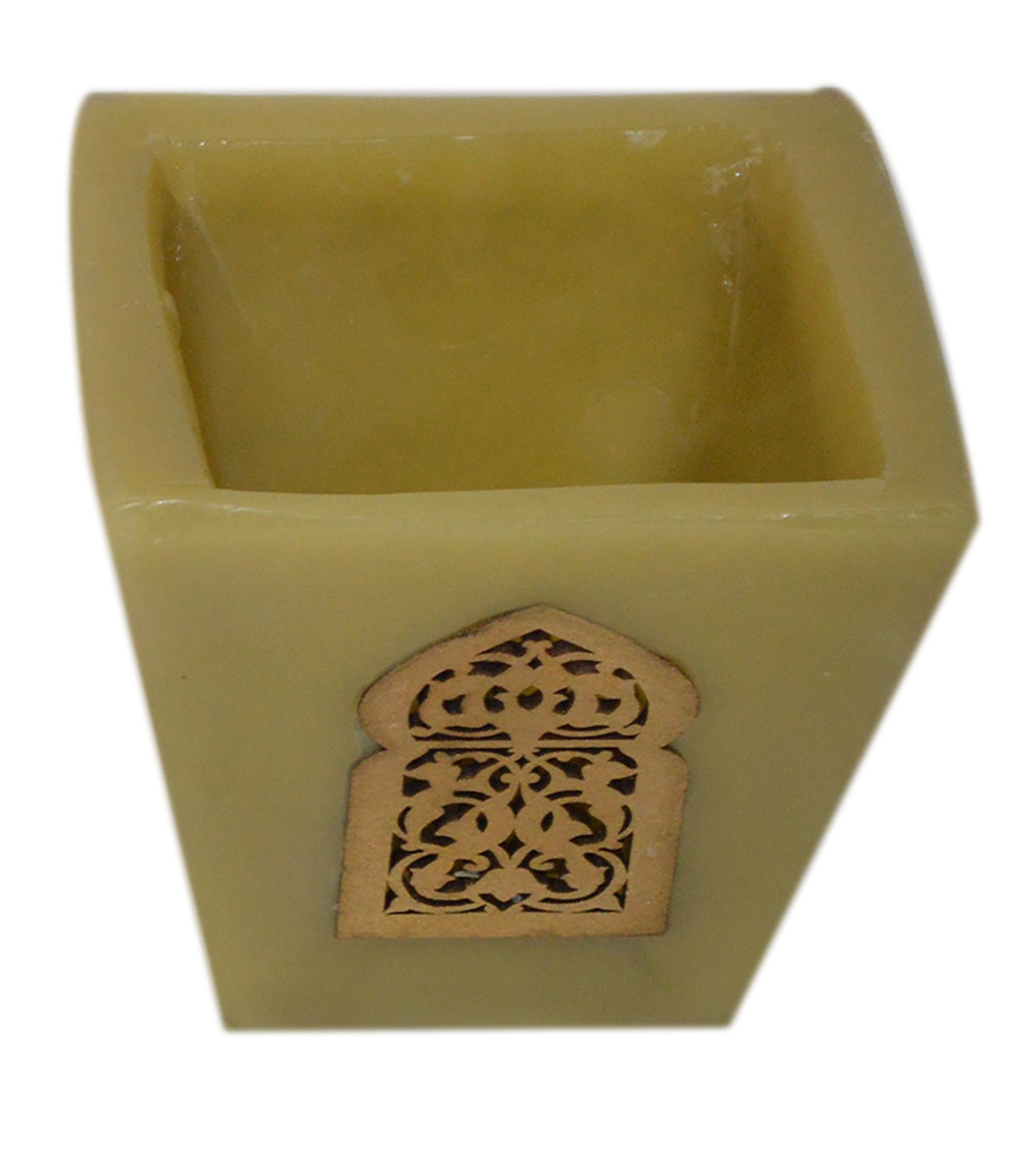 Moorish Arch Wax Candle Holders Set of 3 Lime