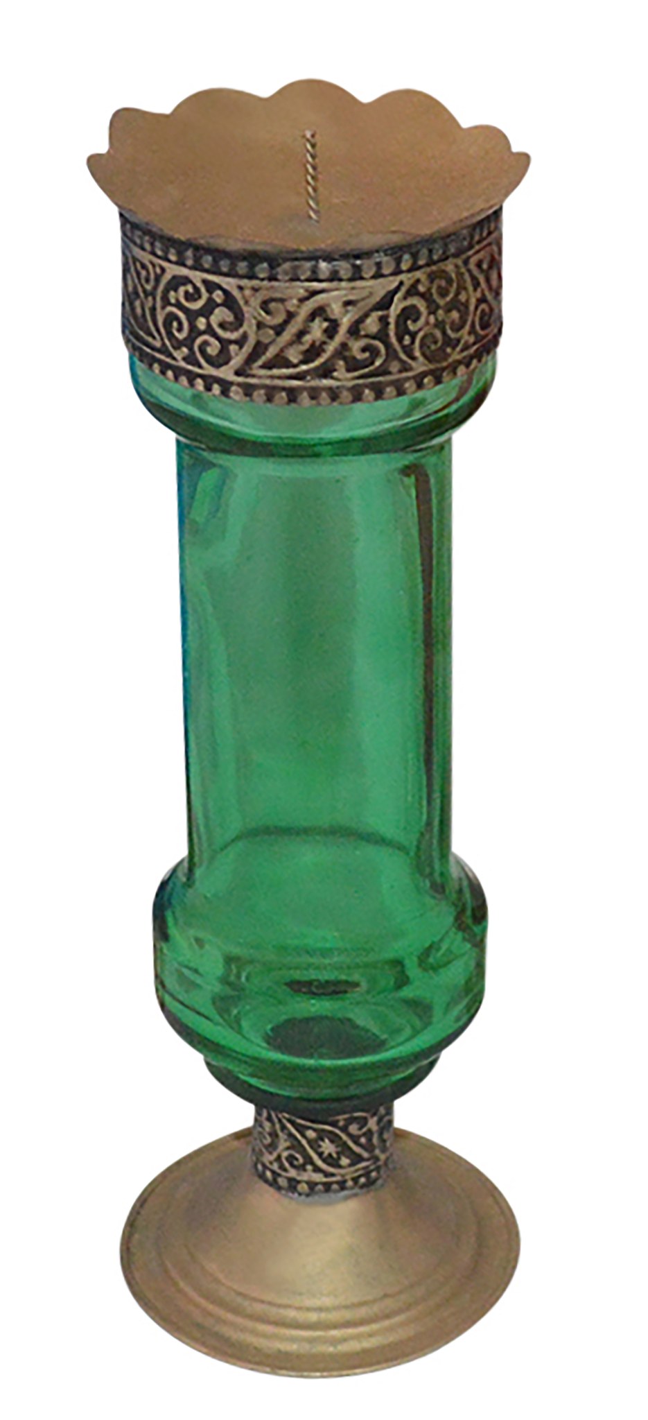 Moroccan Glass Candle Holders Set of 4 Large Multicolor