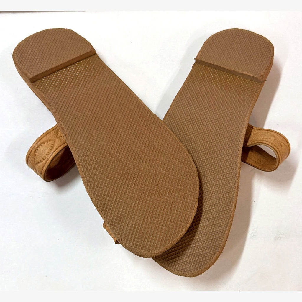 Natural Toe Loop Handmade Leather Sandals