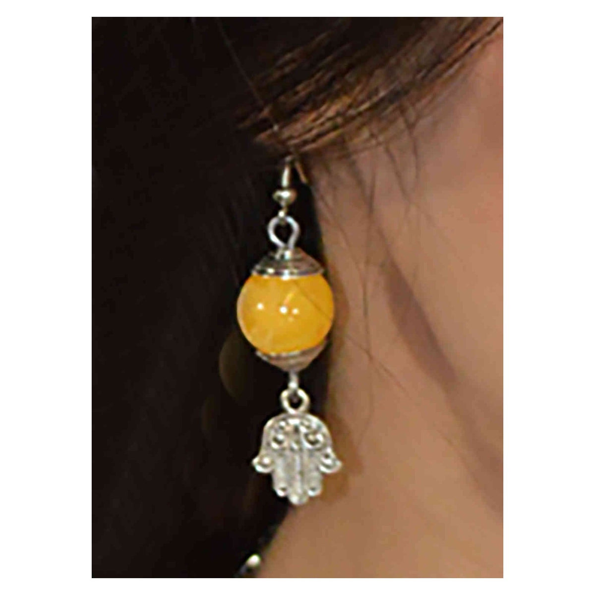 Fatima Necklace Earrings Set -8058