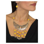 Salha Necklace Earrings Set -0