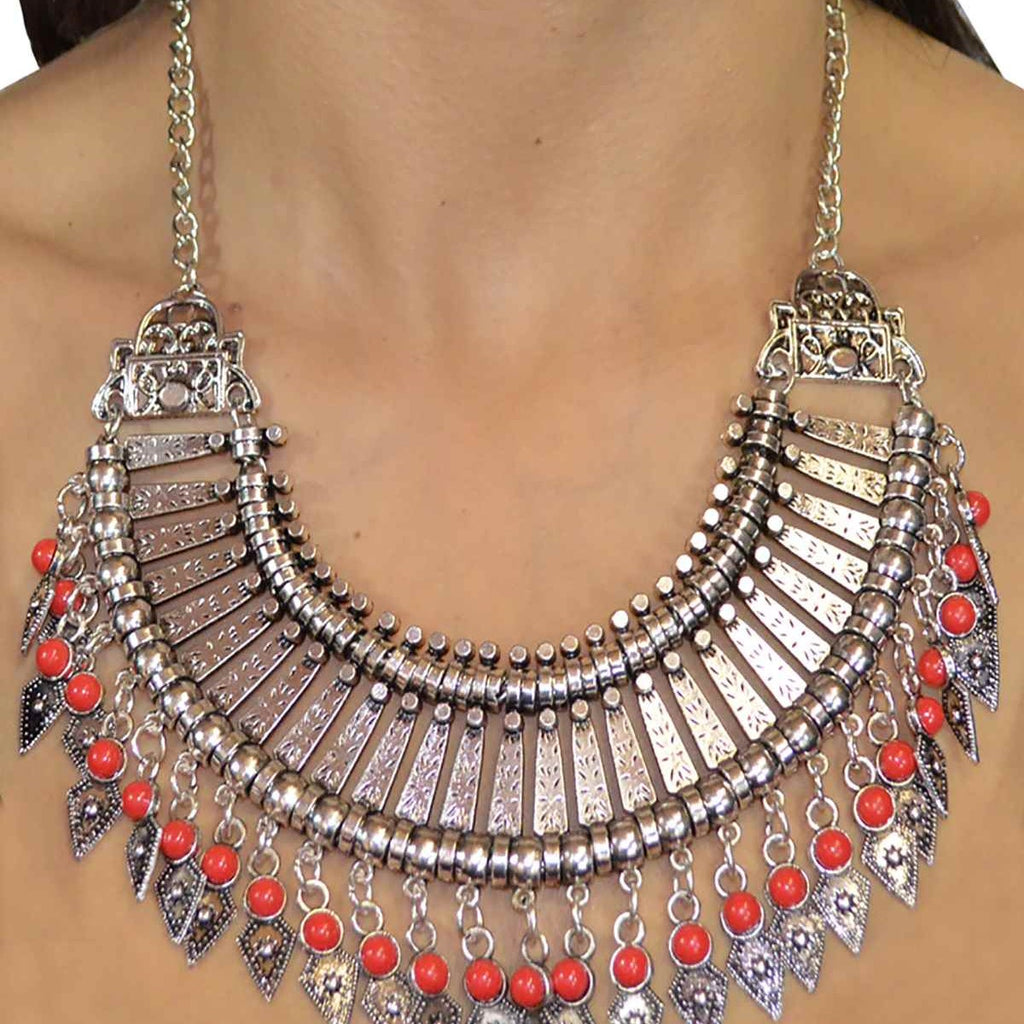 Tahran Necklace - Red