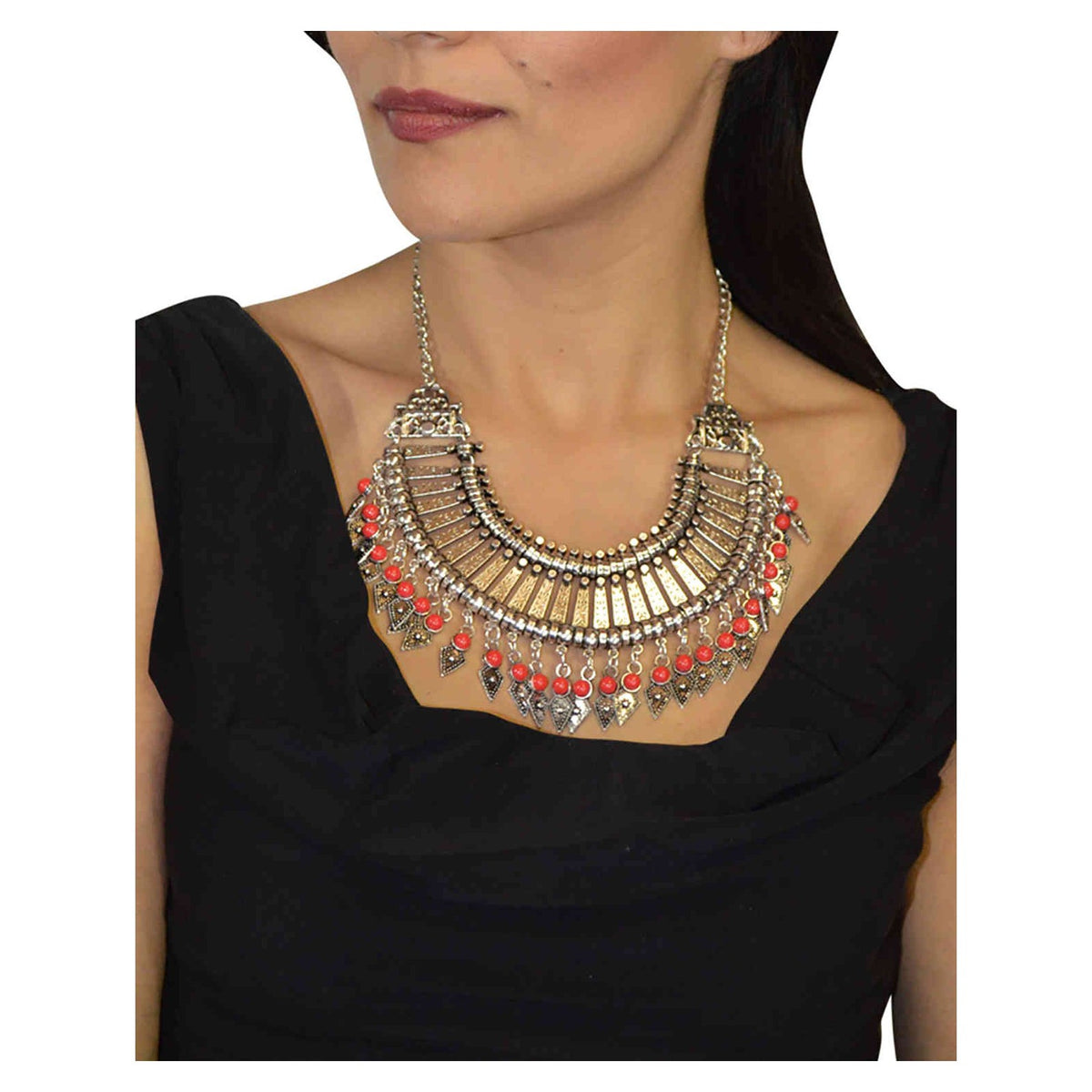 Tahran Necklace - Red
