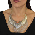 Zoubida Necklace - Red