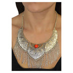 Zoubida Necklace - Red